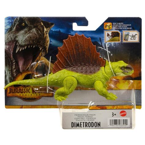 Mattel Jurassic World Dominion Dimetrodon Extreme Damage Dinosaur Figure Realistic Battle Scars ...