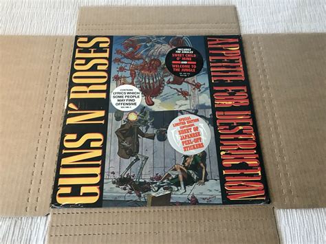 popsike.com - GUNS N ROSES-Appetite For Destruction-*SEALED LP* UK:WX ...