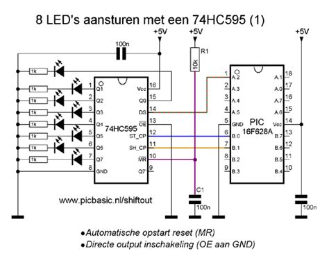 74hc165 Circuit Diagram