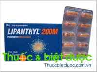 Lipanthyl 200M, công dụng và cách dùng -VN-0459-06-Thuốc biệt dược