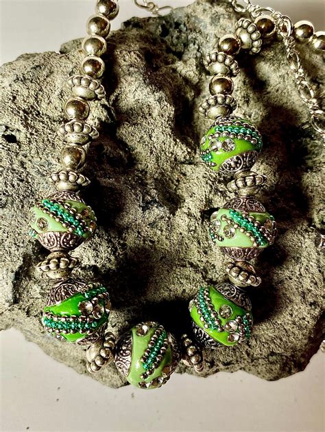 Incredible Indonesian Beaded Necklace - Etsy