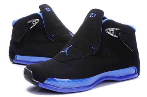 Nike Air Jordan 18 Retro Shoes-Black/Blue Men | Kixify Marketplace