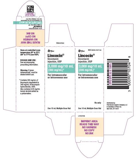 Lincocin: Package Insert / Prescribing Information