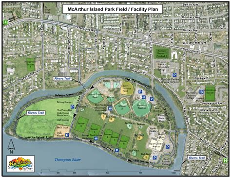 MacArthur Island Park Map - Kamloops BC • mappery