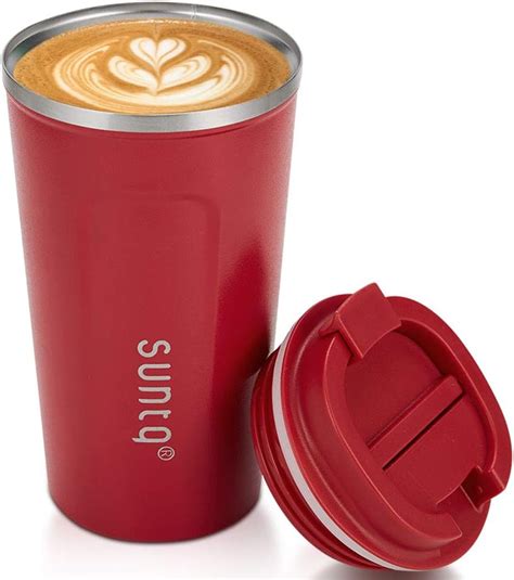 Amazon.co.jp: SUNTQ Coffee Tumbler, Bottle, Mug, Vacuum Flask, Double-Wall Insulated, Retains ...