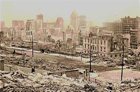 1906 San Francisco Earthquake Damage Photograph by Padre Art - Pixels