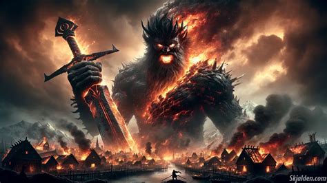 Surtr: The Fire Giant's Role in Ragnarok Explained - Skjalden.com