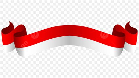 Merah Putih Vector Hd Images, Bendera Merah Putih Pita, Indonesian Flag ...