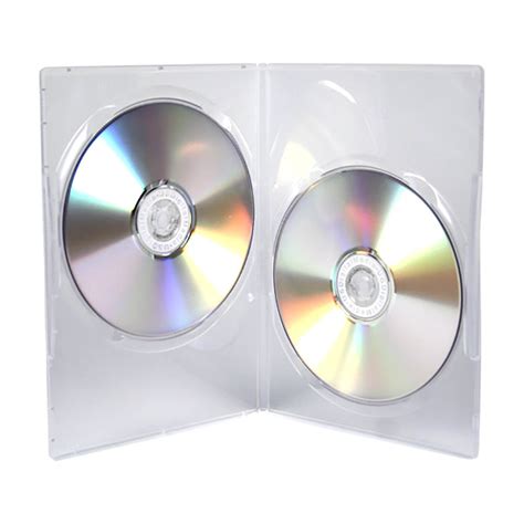 USDM Thin DVD Case Double Disc Ultra Clear - CDROM2GO