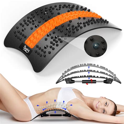 2022 Upgraded Back Stretcher & Cracker for Lower Back Pain Relief ...