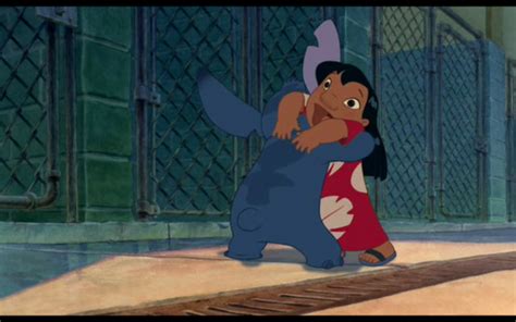 Stitch Hugs Lilo