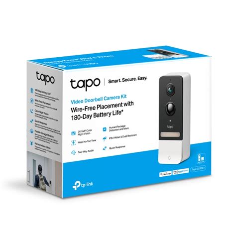 Tapo D230S1 | Tapo Smart Battery Video Doorbell | TP-Link Malaysia