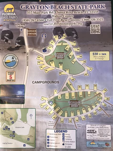 Grayton Beach State Park Map