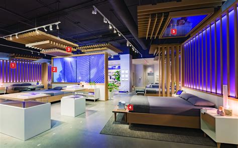 New Purple Mattress Showroom Conveys Comfort – Visual Merchandising and Store Design