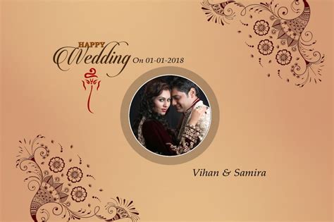 Wedding Album Front Cover Design Free Download - Freepsdking.com