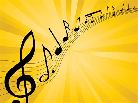 Introductions Music Melody Backgrounds | Black, Music, Yellow Templates ...