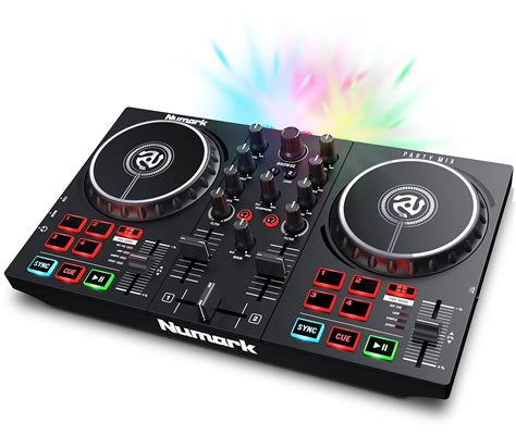 Buy Numark Party Mix II - DJ Controller with Party Lights, DJ Set with ...