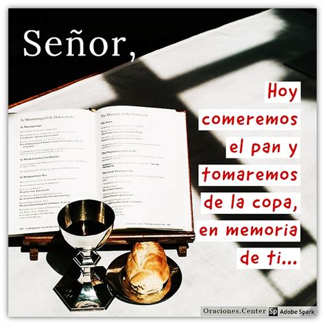 Oraciones.Center: Oración para la Santa Cena del Señor