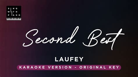 Second best - Laufey - Piano Instrumental Cover with Lyrics Chords - Chordify