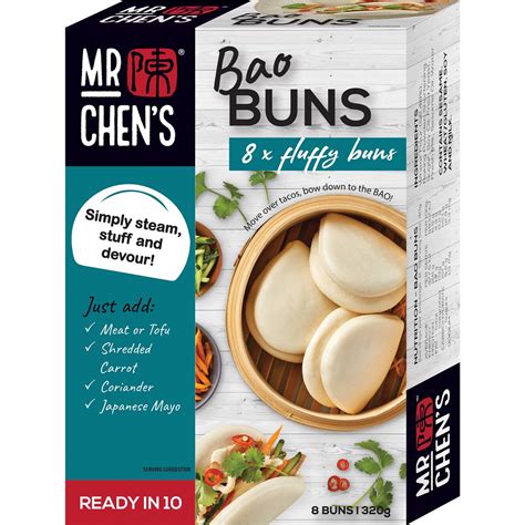 Mr Chen's Bao Buns 8 Pack | Woolworths