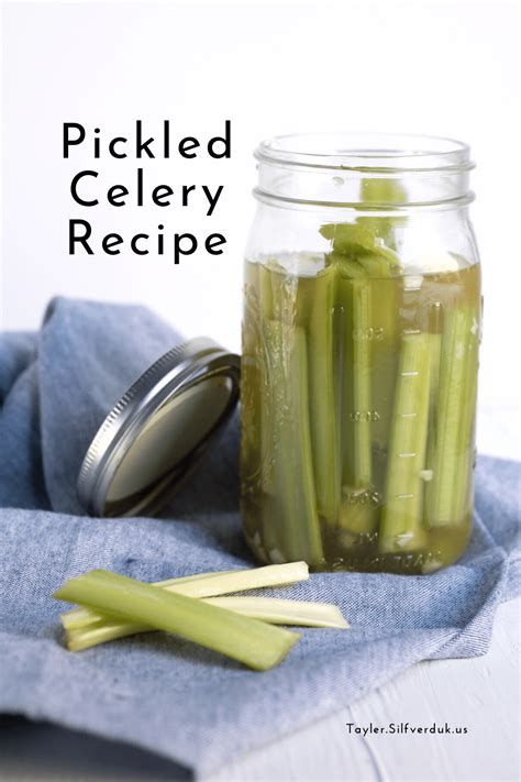 Pickled Celery Recipe - Tayler Silfverduk