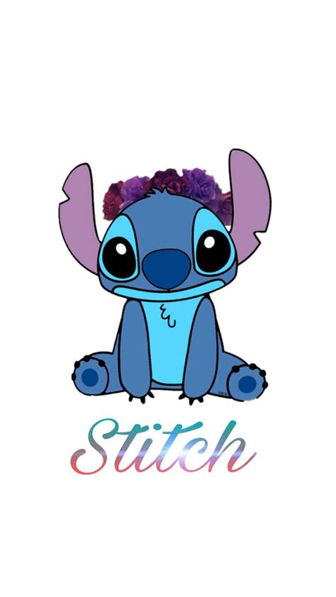 Download Charming Stitch Phone Wallpaper | Wallpapers.com