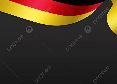 German Unification Day Flag Gradient Red Background, German Reunification Day, National Flag ...