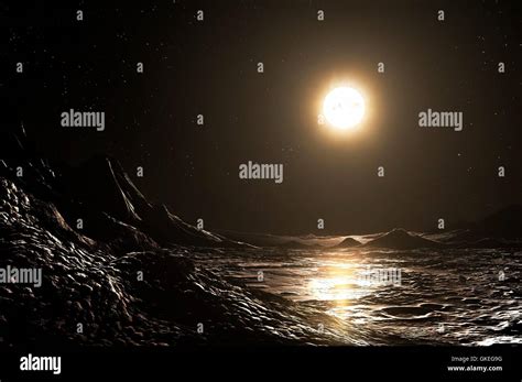 Planet Mercury Surface Temperature