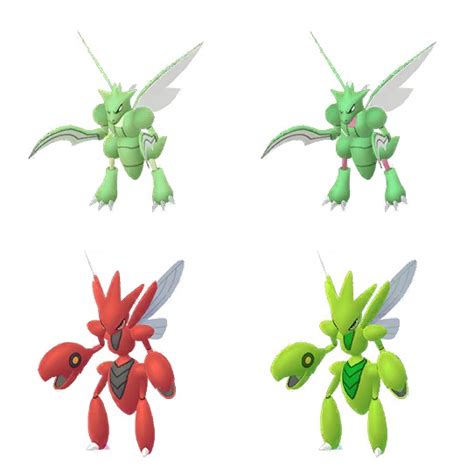 Shiny Scyther & Scizor model comparison (models via Chrales) : r/TheSilphRoad