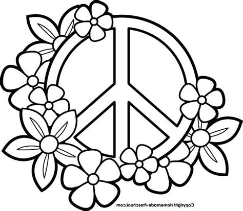 Heart Peace Sign Coloring Pages at GetColorings.com | Free printable ...