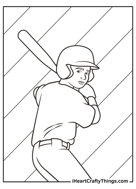 Baseball Field Coloring Page