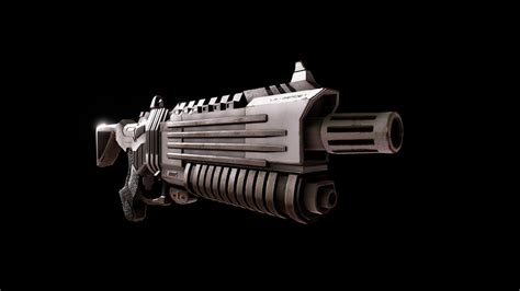 ArtStation - Sci-fi Futuristic Laser Rifle | Game Assets