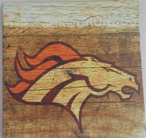 Denver Broncos od Wall Art 5 Stars Gift 19.69 X 19.69 Inch