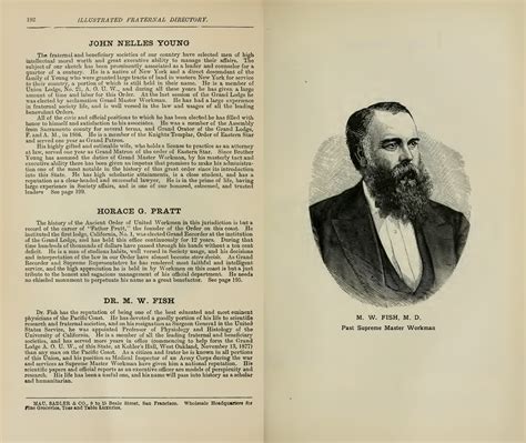 Information about "MWFish-Biography-Page192-Illustrated-Fraternal-Directory-1889-SF.jpg" on m w ...
