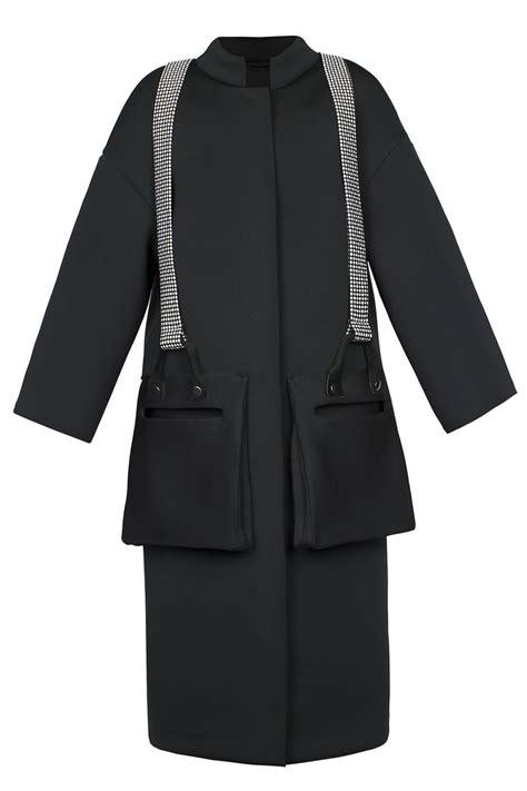 Black Neoprene Coat | Clothes, Fashion, Garment