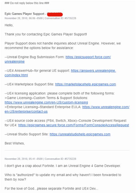 Epic Games Account Support == Fortnite-only now? - Feedback & Requests - Epic Developer ...