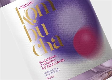 Organic Kombucha on Behance