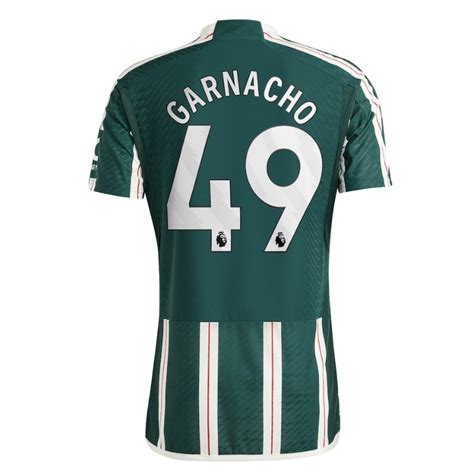 Alejandro Garnacho Manchester United Shirt 2023/24 Away Player Jersey ...