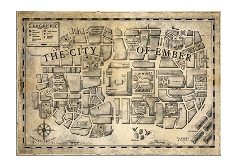 City of Ember Map - Etsy