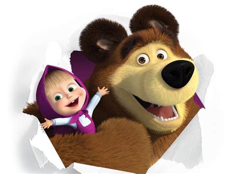 Masha And The Bear On Tv D38