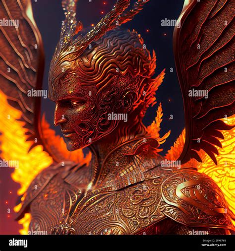 Azazel, a Fallen Angel Responsible for Introducing Humans to Forbidden Knowledge Stock Photo - Alamy