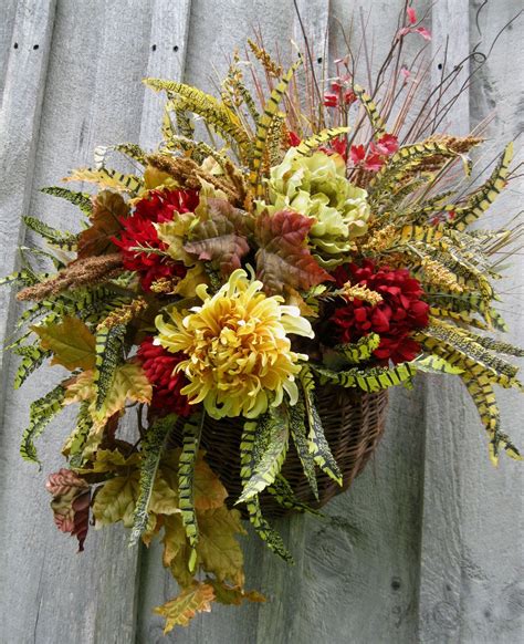 Fall Wreaths Autumn Floral Designer Wreath by NewEnglandWreath