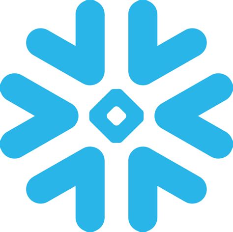 Snowflake logo png transparent png sharp details
