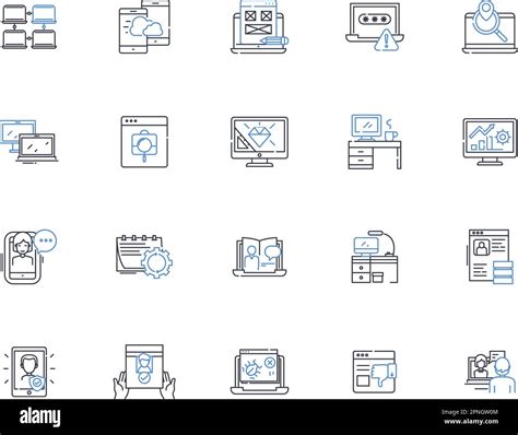 Terminal line icons collection. Command, Prompt, Shell, Console, Text ...