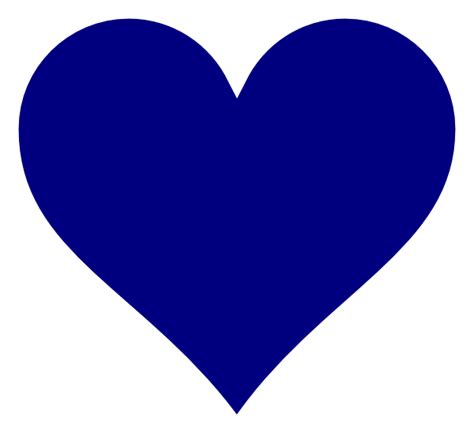 Blue Heart Clip Art at Clker.com - vector clip art online, royalty free ...