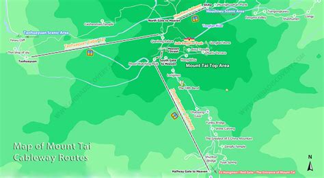 Mount Tai Cable Cars - Route, Ticket, Opening Hours 2025