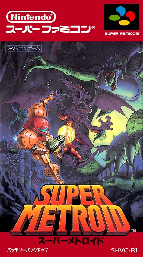 Hi-Res, bubbly version of Super Metroid’s box art. My favorite box art in the series. : r/Metroid