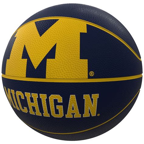 Michigan Wolverines Mascot Official-Size Rubber Basketball