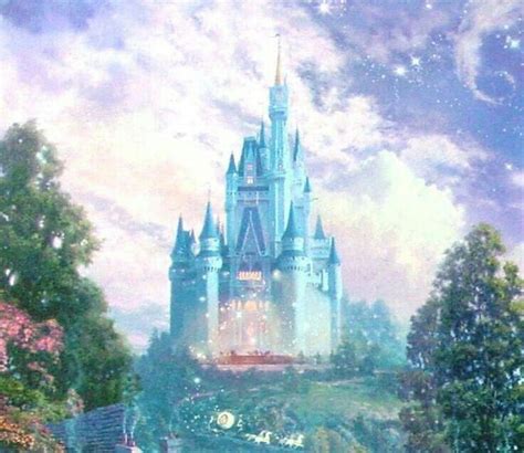 Thomas Kinkade - Disney Castle 💜 Thomas Kinkade Puzzles, Thomas Kinkade Art, Thomas Kinkade ...