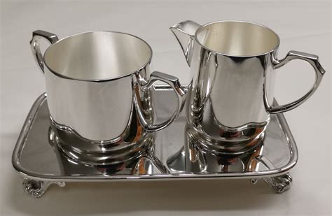 Three Piece Cream, Sugar and Tray Set #300B Series - Strong and Woodhatch